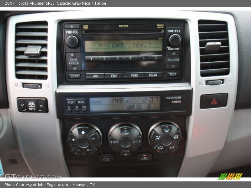 Galactic Gray Mica / Taupe 2007 Toyota 4Runner SR5