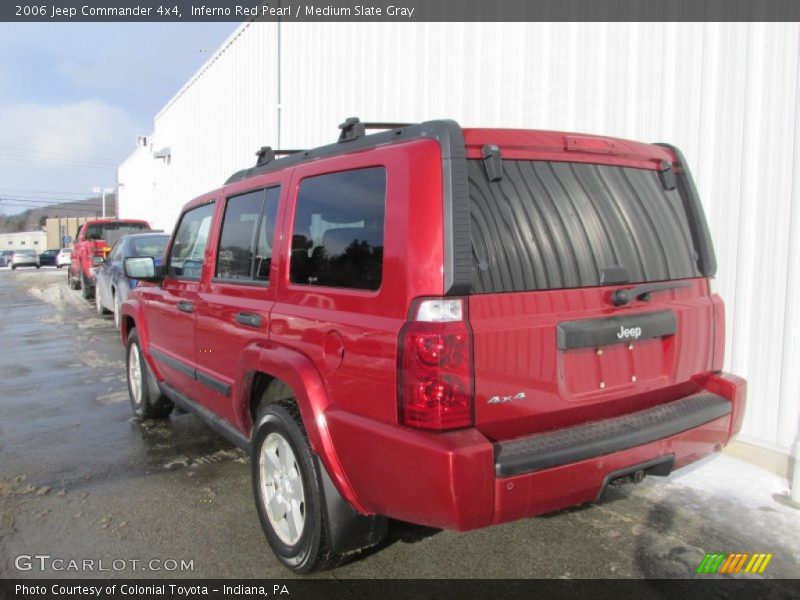 Inferno Red Pearl / Medium Slate Gray 2006 Jeep Commander 4x4