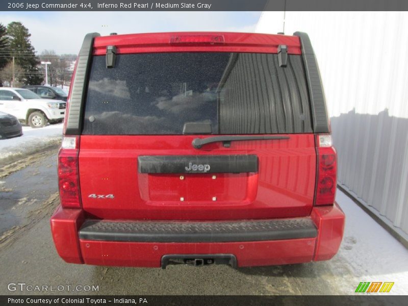 Inferno Red Pearl / Medium Slate Gray 2006 Jeep Commander 4x4