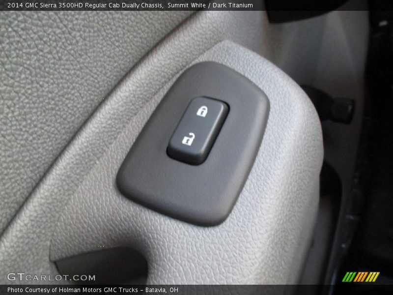 Summit White / Dark Titanium 2014 GMC Sierra 3500HD Regular Cab Dually Chassis