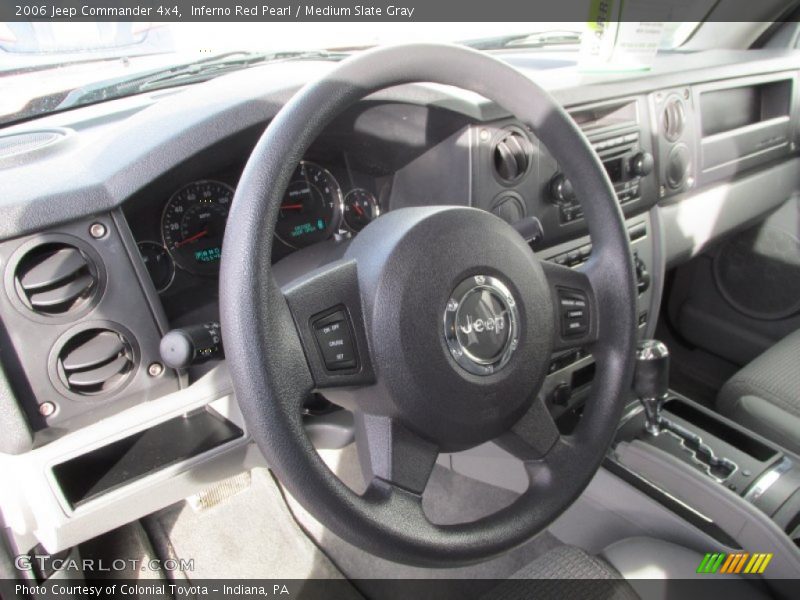 Inferno Red Pearl / Medium Slate Gray 2006 Jeep Commander 4x4