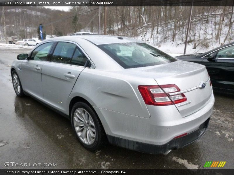 Ingot Silver Metallic / Charcoal Black 2013 Ford Taurus Limited
