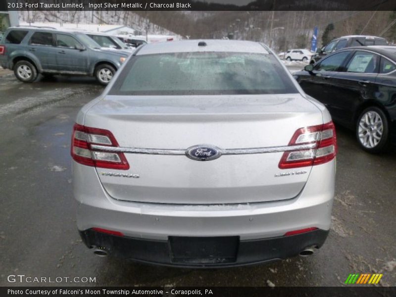 Ingot Silver Metallic / Charcoal Black 2013 Ford Taurus Limited