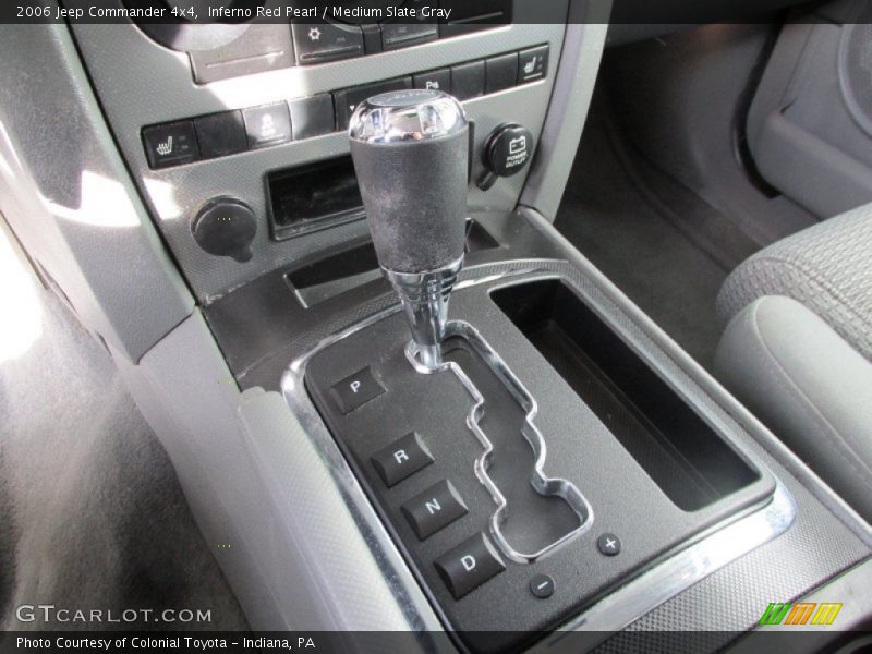 Inferno Red Pearl / Medium Slate Gray 2006 Jeep Commander 4x4
