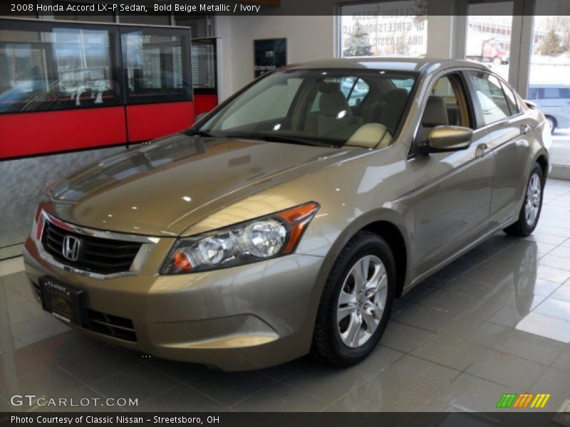 Bold Beige Metallic / Ivory 2008 Honda Accord LX-P Sedan