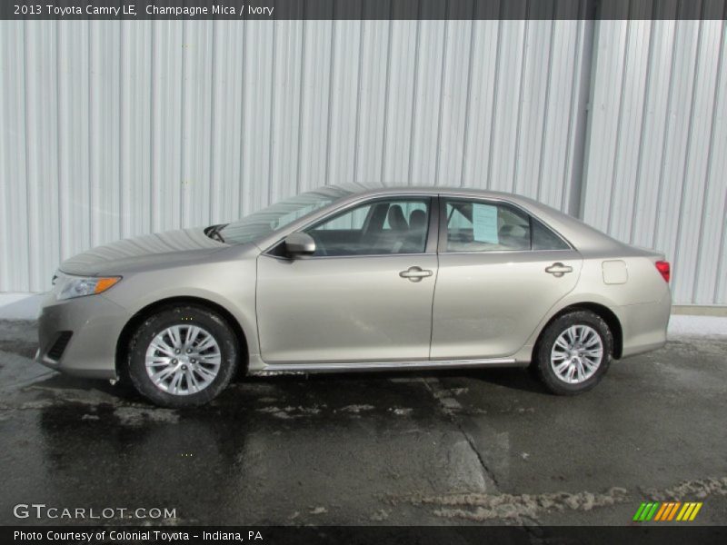 Champagne Mica / Ivory 2013 Toyota Camry LE