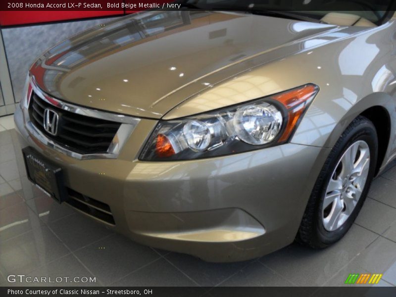 Bold Beige Metallic / Ivory 2008 Honda Accord LX-P Sedan