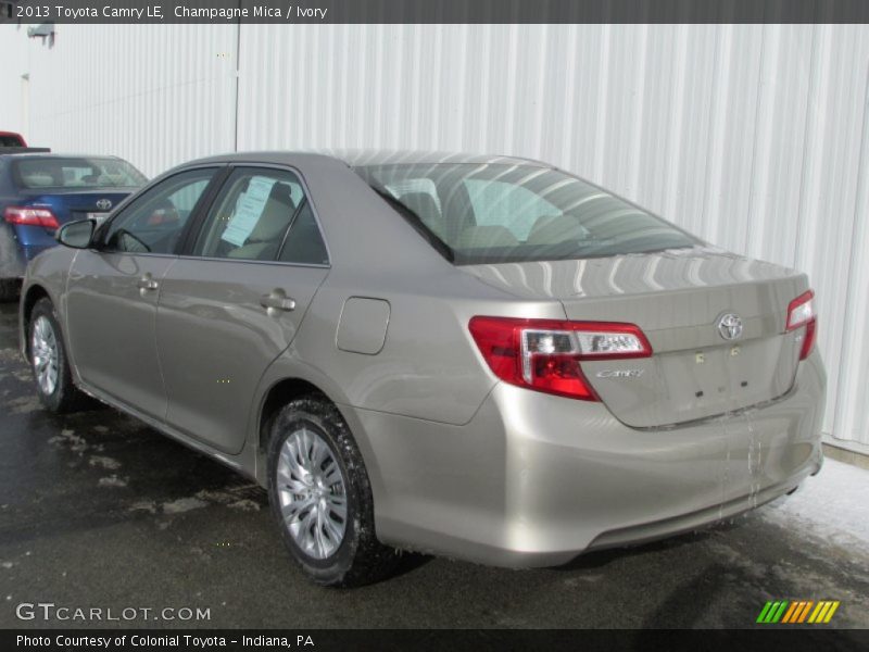 Champagne Mica / Ivory 2013 Toyota Camry LE