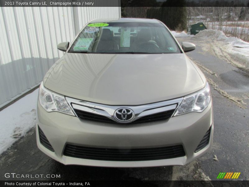Champagne Mica / Ivory 2013 Toyota Camry LE
