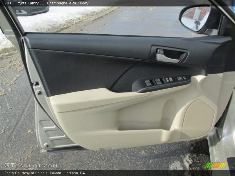 Champagne Mica / Ivory 2013 Toyota Camry LE
