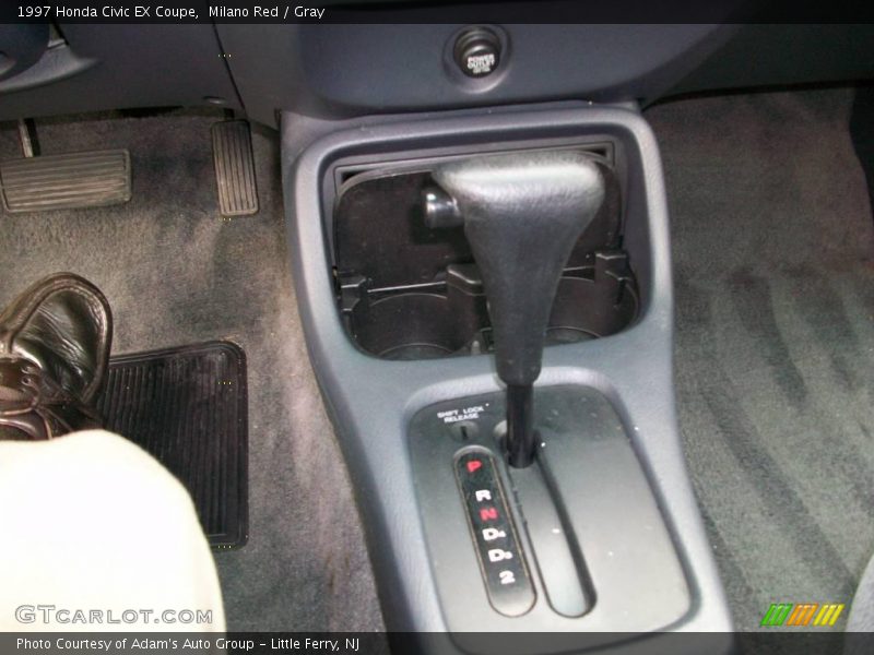 Milano Red / Gray 1997 Honda Civic EX Coupe