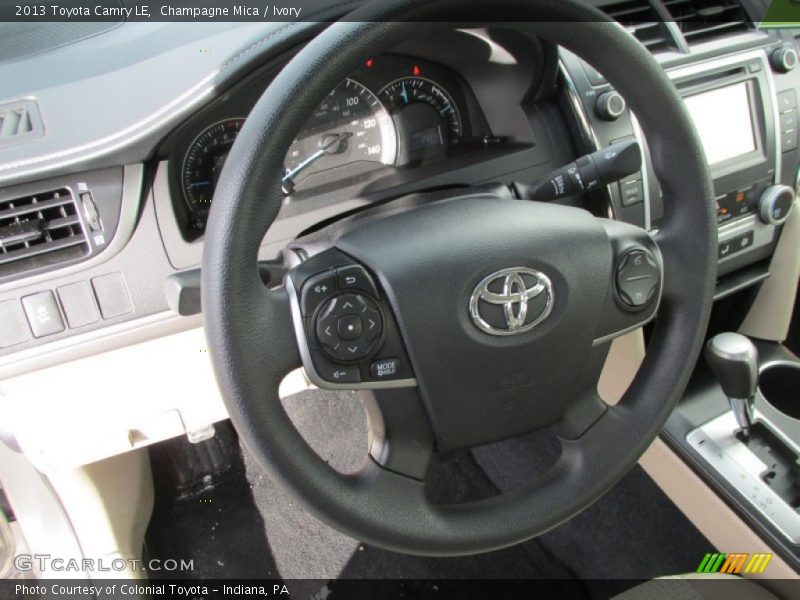 Champagne Mica / Ivory 2013 Toyota Camry LE