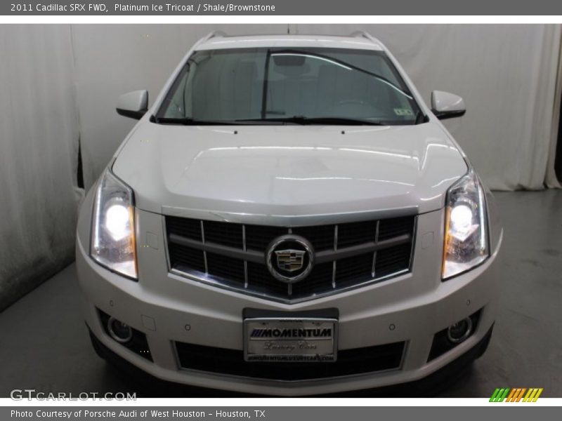 Platinum Ice Tricoat / Shale/Brownstone 2011 Cadillac SRX FWD