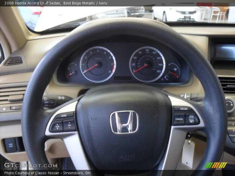 Bold Beige Metallic / Ivory 2008 Honda Accord LX-P Sedan