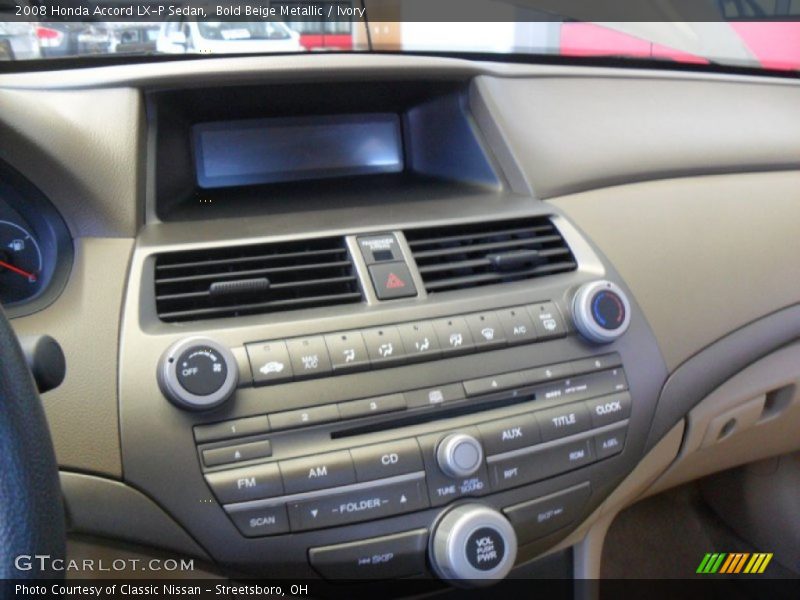 Bold Beige Metallic / Ivory 2008 Honda Accord LX-P Sedan