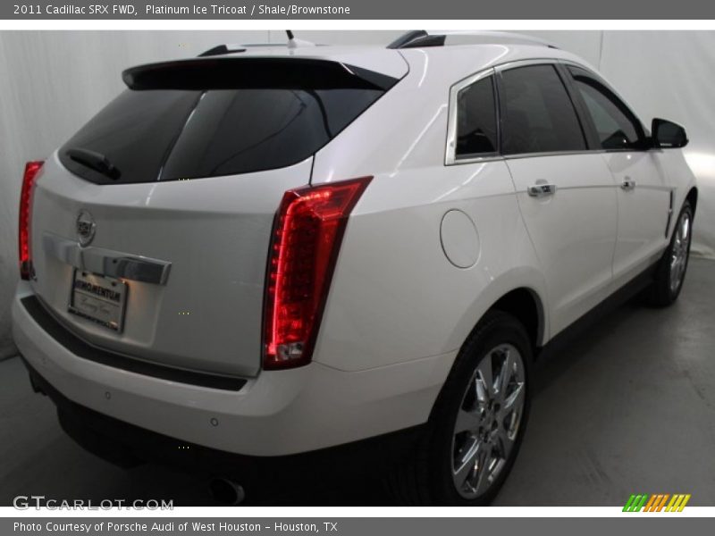 Platinum Ice Tricoat / Shale/Brownstone 2011 Cadillac SRX FWD