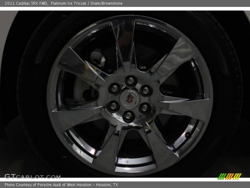 Platinum Ice Tricoat / Shale/Brownstone 2011 Cadillac SRX FWD