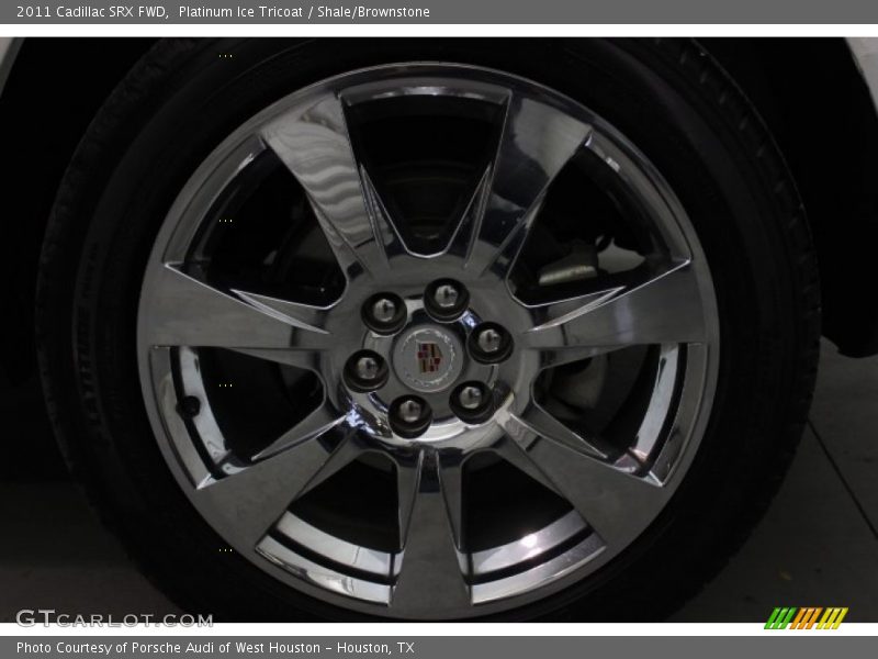 Platinum Ice Tricoat / Shale/Brownstone 2011 Cadillac SRX FWD