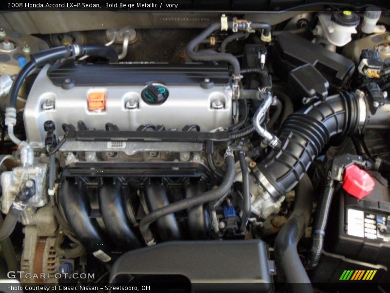  2008 Accord LX-P Sedan Engine - 2.4 Liter DOHC 16-Valve i-VTEC 4 Cylinder