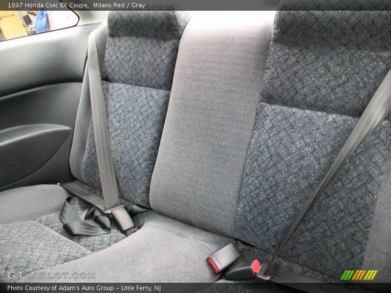 Milano Red / Gray 1997 Honda Civic EX Coupe