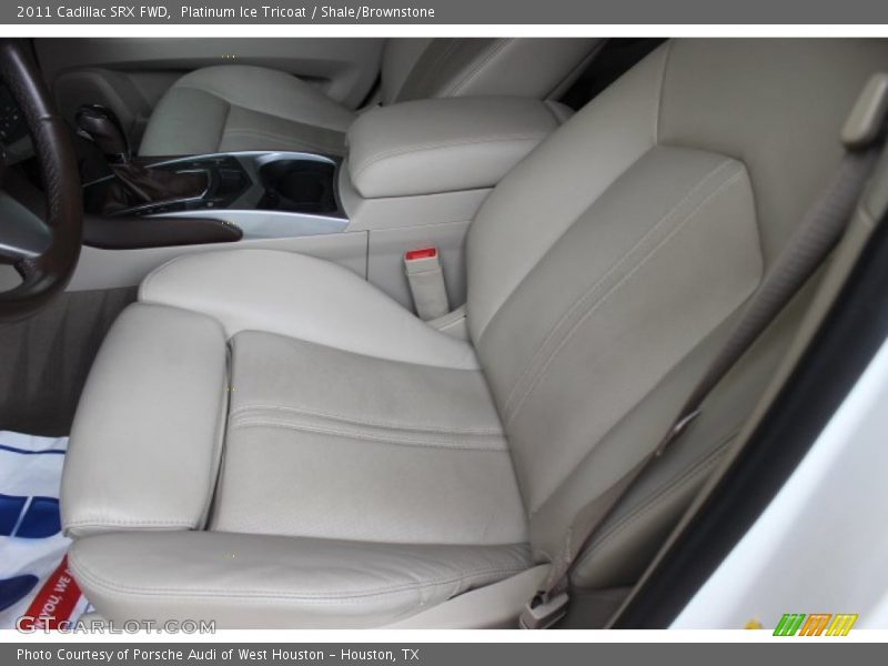 Platinum Ice Tricoat / Shale/Brownstone 2011 Cadillac SRX FWD