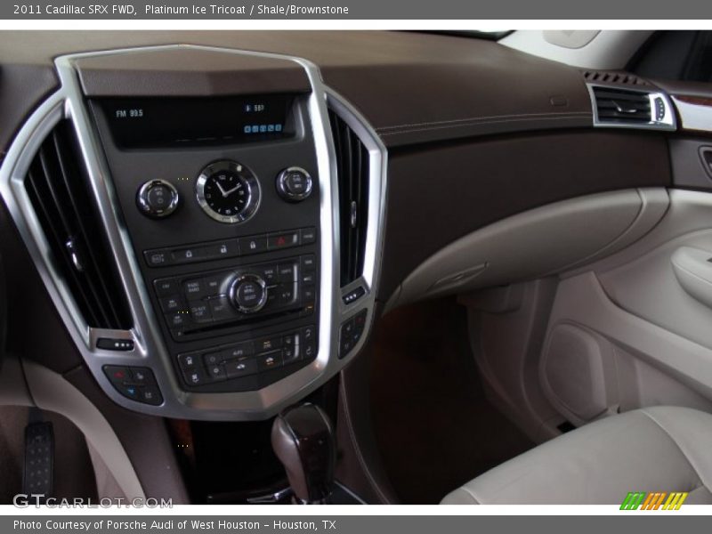 Platinum Ice Tricoat / Shale/Brownstone 2011 Cadillac SRX FWD
