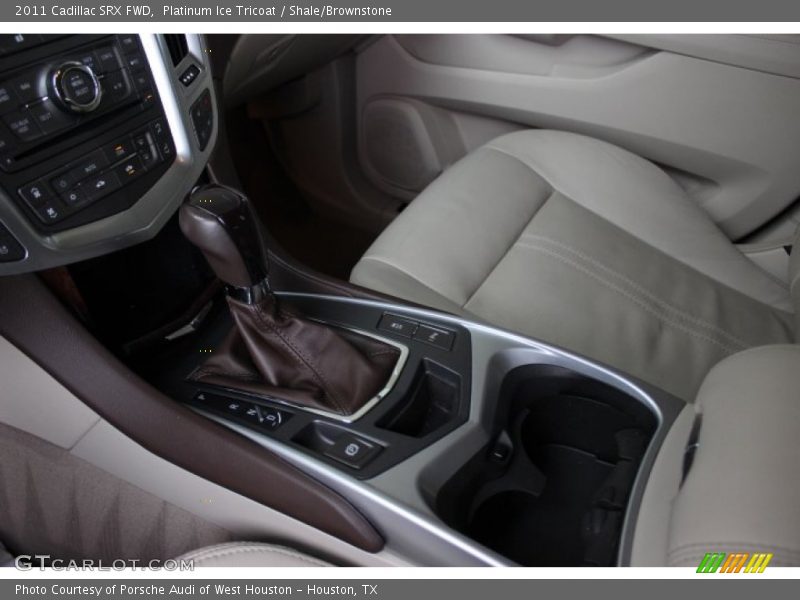 Platinum Ice Tricoat / Shale/Brownstone 2011 Cadillac SRX FWD