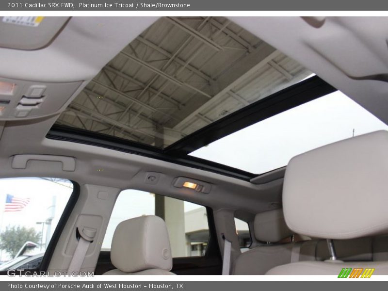 Platinum Ice Tricoat / Shale/Brownstone 2011 Cadillac SRX FWD