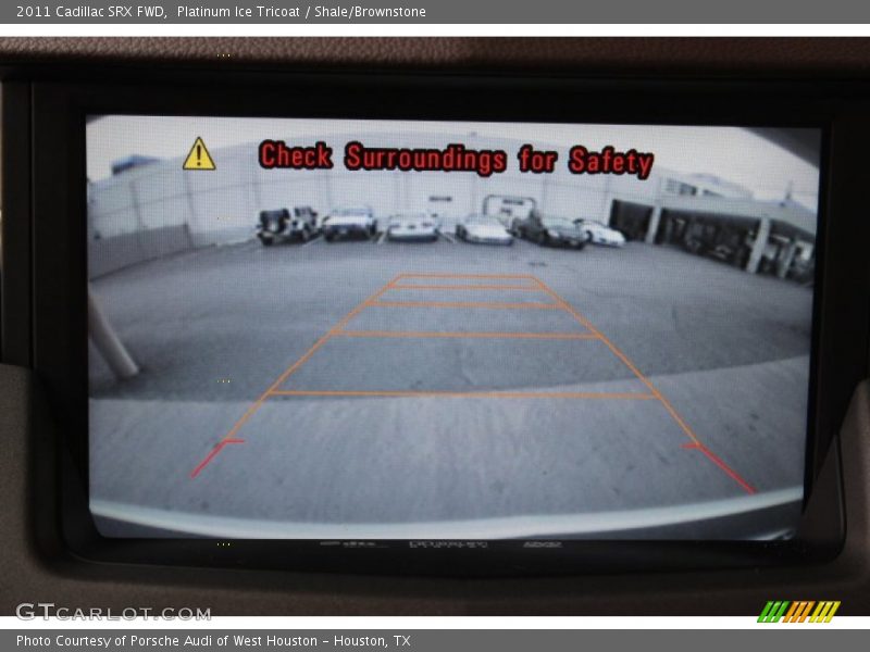 Platinum Ice Tricoat / Shale/Brownstone 2011 Cadillac SRX FWD