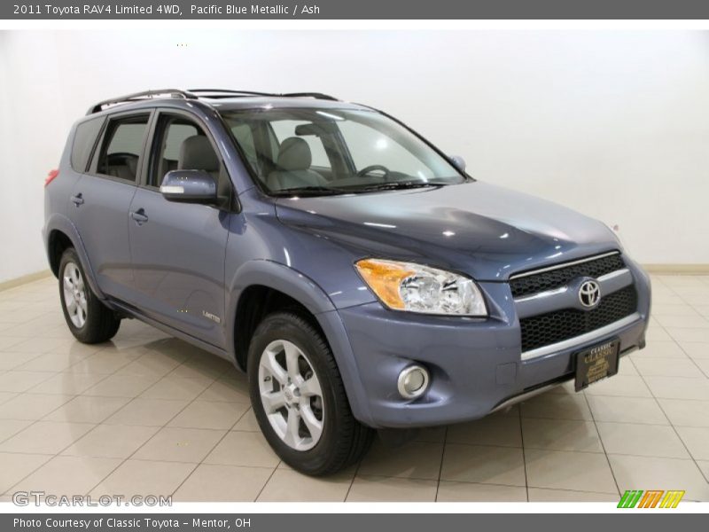 Pacific Blue Metallic / Ash 2011 Toyota RAV4 Limited 4WD