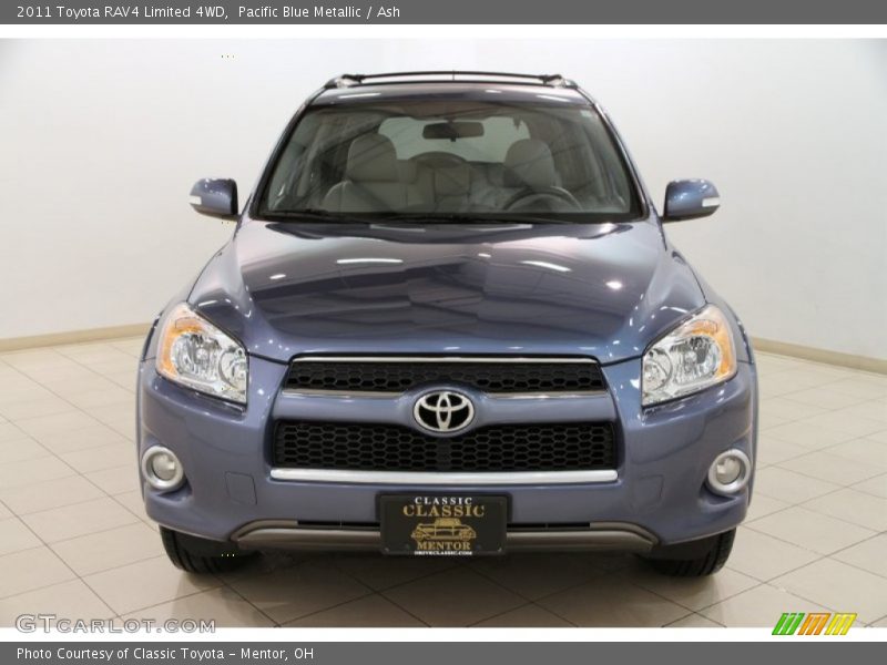 Pacific Blue Metallic / Ash 2011 Toyota RAV4 Limited 4WD