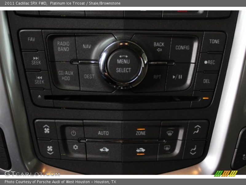 Platinum Ice Tricoat / Shale/Brownstone 2011 Cadillac SRX FWD