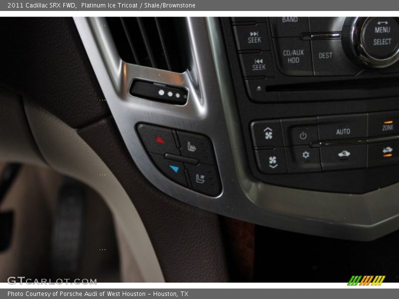Platinum Ice Tricoat / Shale/Brownstone 2011 Cadillac SRX FWD