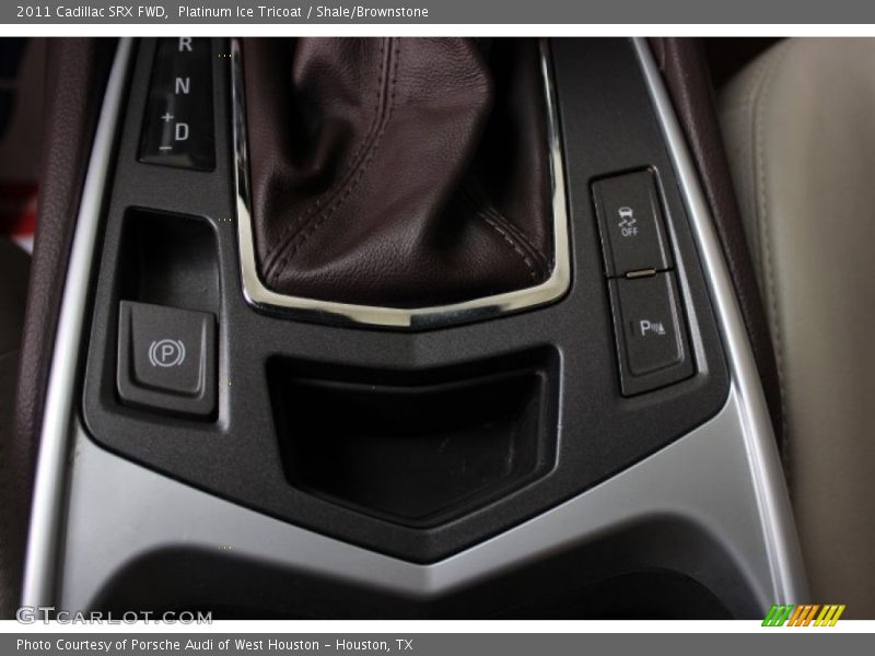 Platinum Ice Tricoat / Shale/Brownstone 2011 Cadillac SRX FWD