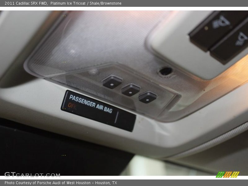 Platinum Ice Tricoat / Shale/Brownstone 2011 Cadillac SRX FWD