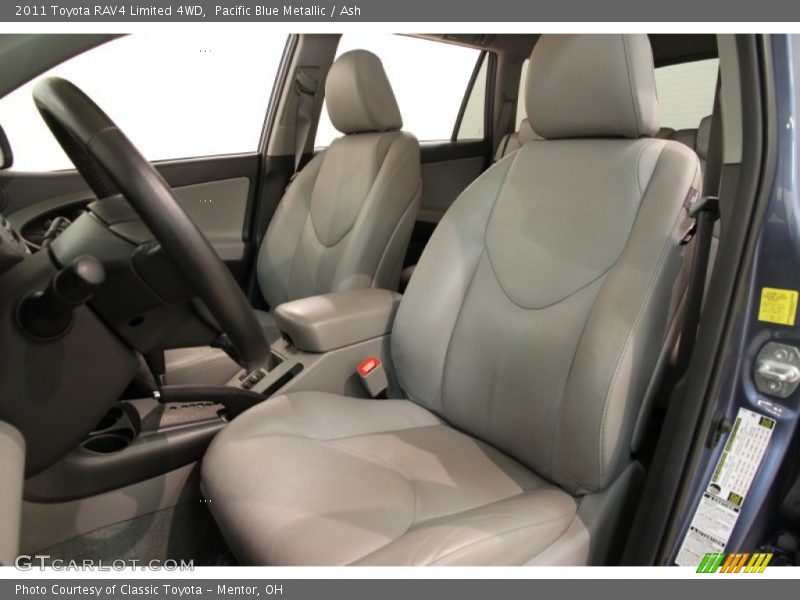 Pacific Blue Metallic / Ash 2011 Toyota RAV4 Limited 4WD