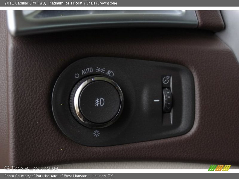 Platinum Ice Tricoat / Shale/Brownstone 2011 Cadillac SRX FWD