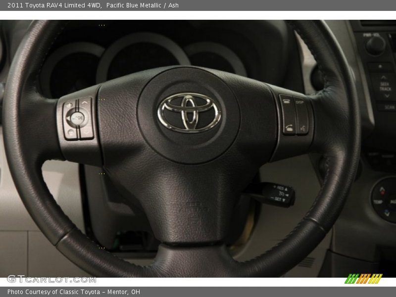 Pacific Blue Metallic / Ash 2011 Toyota RAV4 Limited 4WD