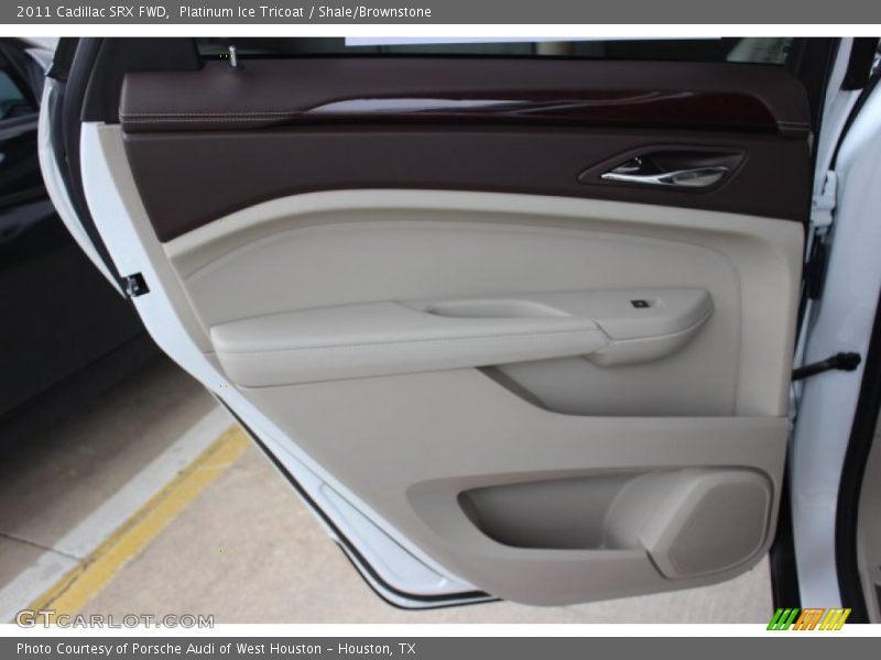 Platinum Ice Tricoat / Shale/Brownstone 2011 Cadillac SRX FWD