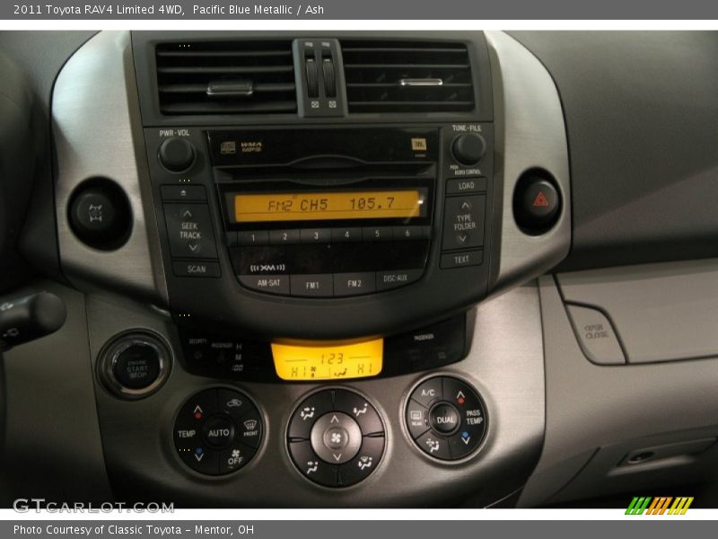 Pacific Blue Metallic / Ash 2011 Toyota RAV4 Limited 4WD