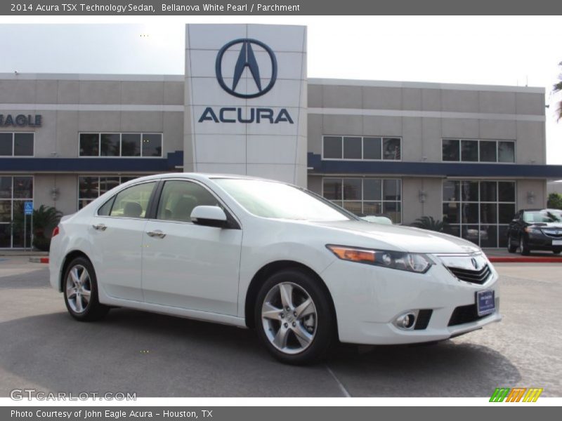 Bellanova White Pearl / Parchment 2014 Acura TSX Technology Sedan