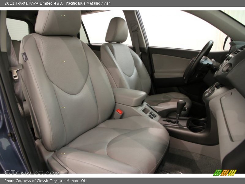 Pacific Blue Metallic / Ash 2011 Toyota RAV4 Limited 4WD