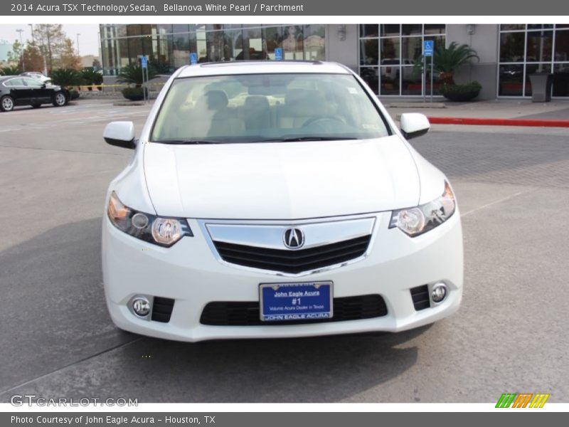 Bellanova White Pearl / Parchment 2014 Acura TSX Technology Sedan