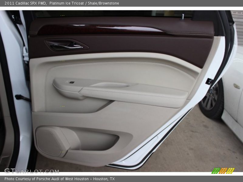 Platinum Ice Tricoat / Shale/Brownstone 2011 Cadillac SRX FWD