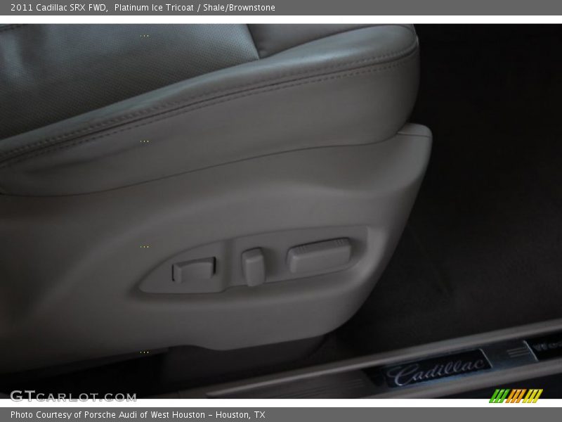 Platinum Ice Tricoat / Shale/Brownstone 2011 Cadillac SRX FWD