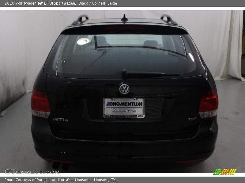 Black / Cornsilk Beige 2010 Volkswagen Jetta TDI SportWagen