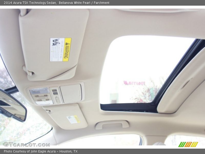 Bellanova White Pearl / Parchment 2014 Acura TSX Technology Sedan