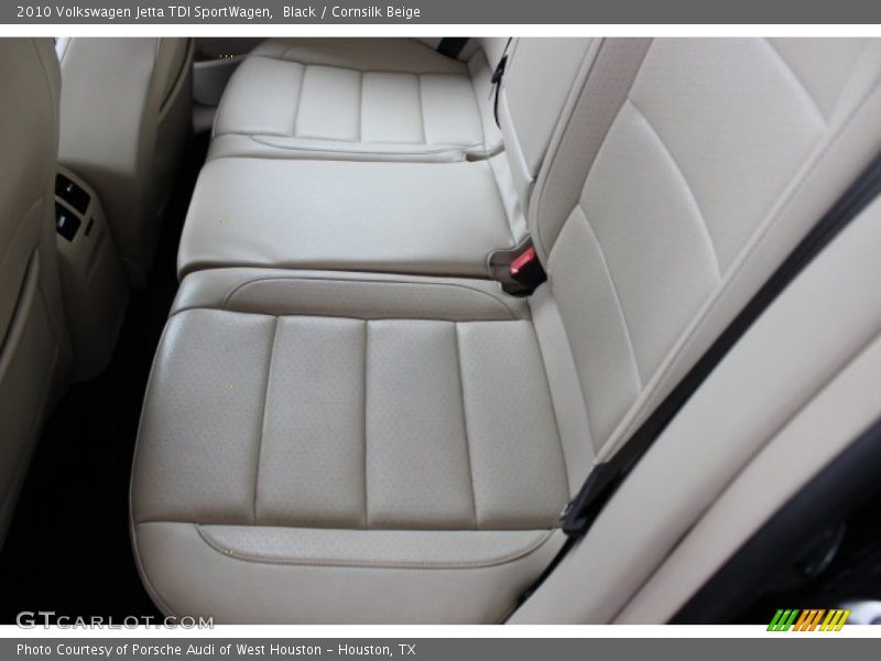 Black / Cornsilk Beige 2010 Volkswagen Jetta TDI SportWagen
