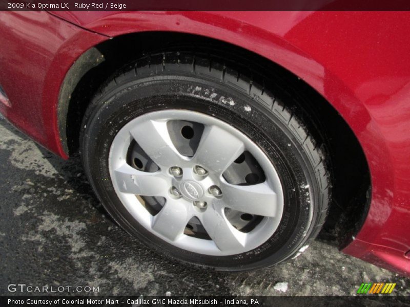 Ruby Red / Beige 2009 Kia Optima LX