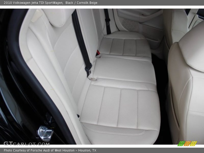 Black / Cornsilk Beige 2010 Volkswagen Jetta TDI SportWagen